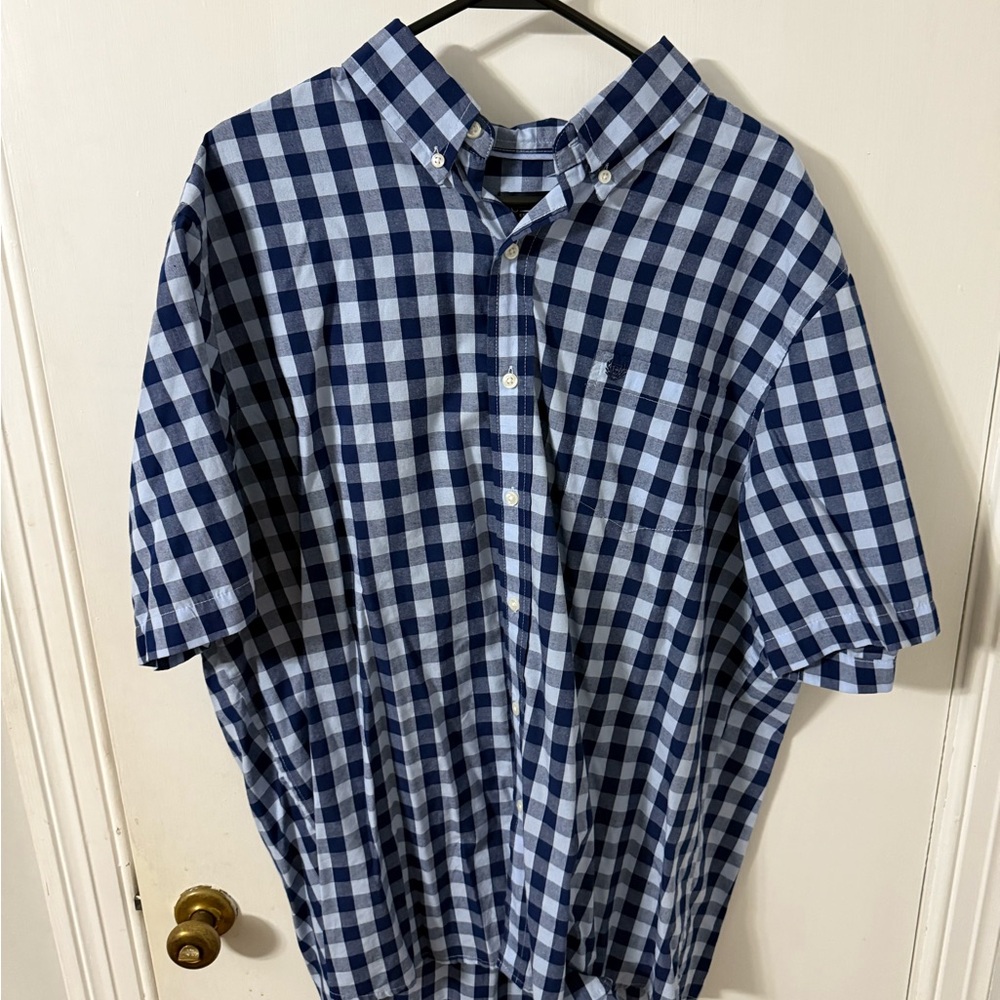 Chaps Blue Checkered Shirt